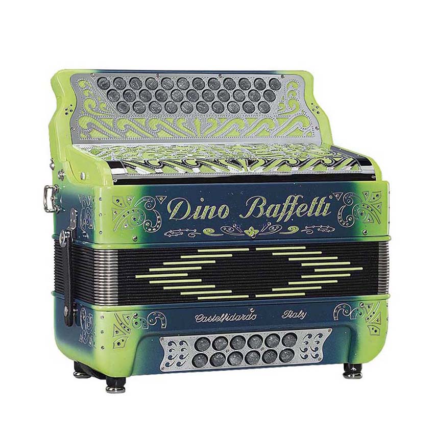 Dino Baffetti Diatonic Accordion Special Colors